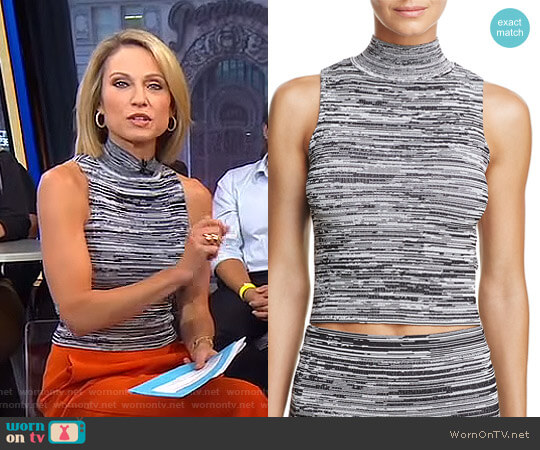Guess Kaya Top worn by Amy Robach on Good Morning America