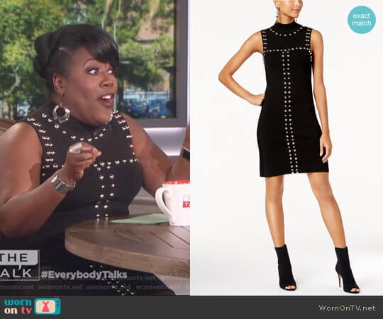 INC International Concepts Studded Dress worn by Sheryl Underwood on The Talk