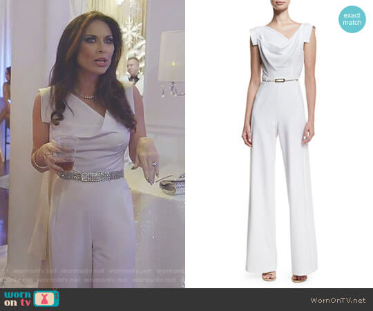 Black Halo Jackie Jumpsuit worn by LeeAnne Locken on The Real Housewives of Dallas