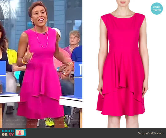 Joseph Ribkoff Dress Style 173409 worn by Robin Roberts on Good Morning America