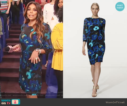 Karl Lagerfeld Chiffon Dress worn by Wendy Williams on The Wendy Williams Show