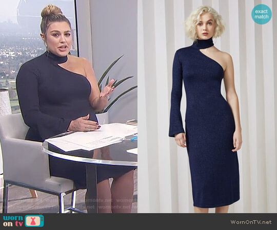 Keepsake Shimmer Knit Dress worn by Carissa Loethen Culiner on E! News