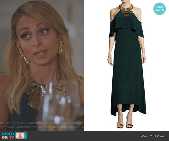 Kobi Halperin x Erte Kellen Evening Gown worn by Portia Scott-Griffith (Nicole Richie) on Great News