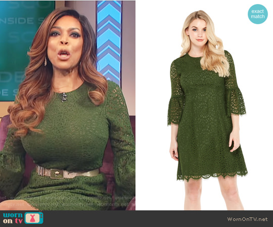Maggy London London Times Daphne A-Line Dress worn by Wendy Williams on The Wendy Williams Show