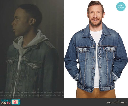Levis Big & Tall Big & Tall Trucker Jacket worn by Mason Hewitt (Khylin Trejon Rhambo) on Teen Wolf