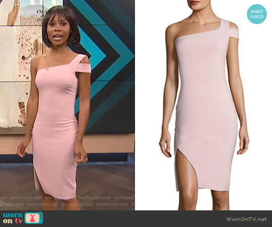 Likely Packard One-Shoulder Cocktail Dress worn by Zuri Hall on E! News