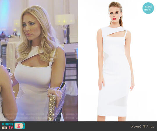 Lizna Effy Dress worn by Stephanie Hollman on The Real Housewives of Dallas