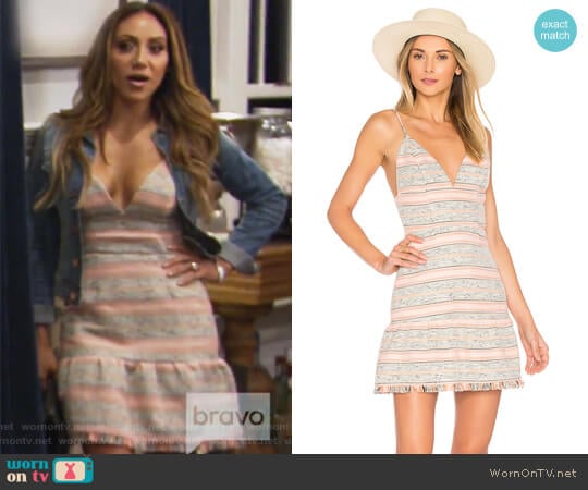 Lovers + Friends Heidi Mini dress worn by Melissa Gorga on The Real Housewives of New Jersey