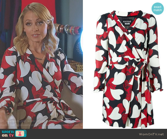 Moschino Printed A-Line Dress worn by Portia Scott-Griffith (Nicole Richie) on Great News