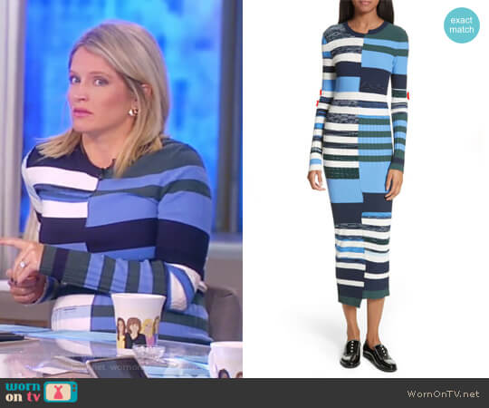 Opening Ceremony Space Dye Maxi Dress worn by Sara Haines on The View