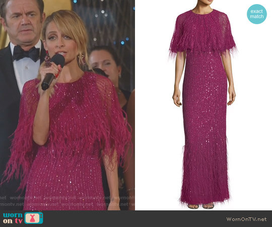 Parker Black Lorena Evening Gown worn by Portia Scott-Griffith (Nicole Richie) on Great News