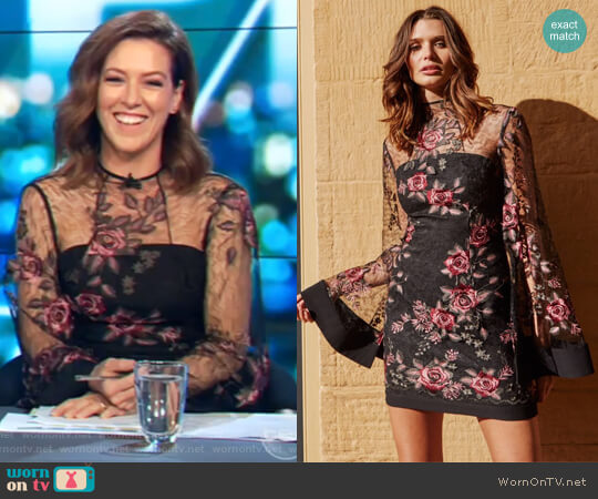 Rodeo Show Valentina Dress worn by Gorgi Coghlan on The Project