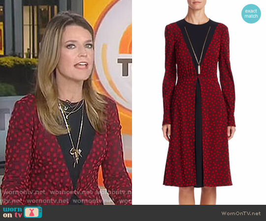 Altuzarra Taddea Necklace Dress worn by Savannah Guthrie on Today