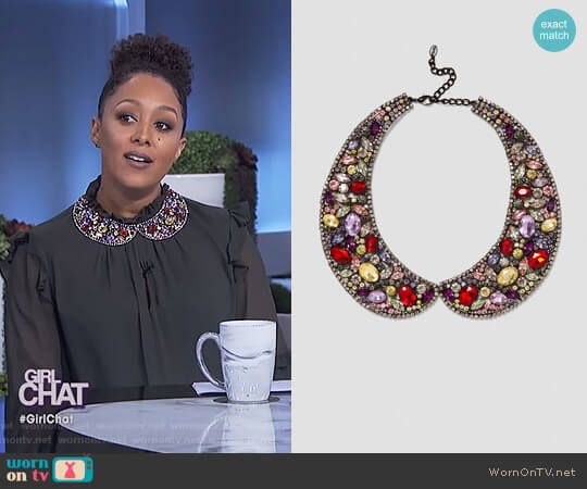 Zara Collar Style Necklace worn by Tamera Mowry on The Real