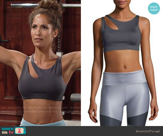 Alo Peak Sports Bra worn by Lily Winters (Christel Khalil) on The Young and the Restless