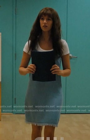Anezka’s chambray slip dress on Jane the Virgin