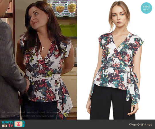 Bcbgmaxazria Sofi Top worn by Katie Logan (Heather Tom) on The Bold and the Beautiful