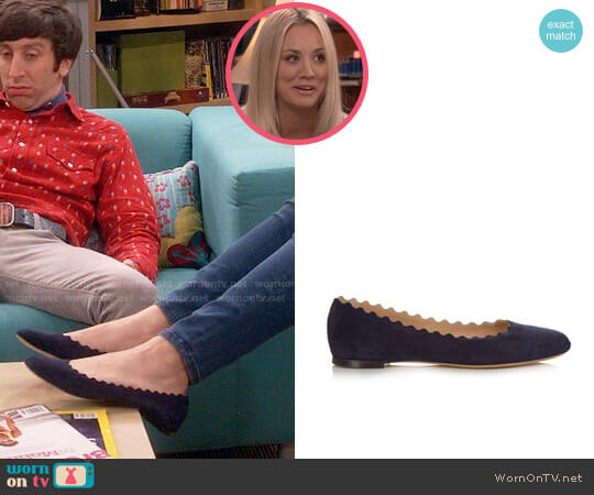 Chloe Lauren Flats worn by Penny Hofstadter (Kaley Cuoco) on The Big Bang Theory