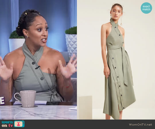 C/Meo Collective Desire Dress worn by Tamera Mowry on The Real