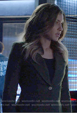 Dinah’s black blazer on Arrow