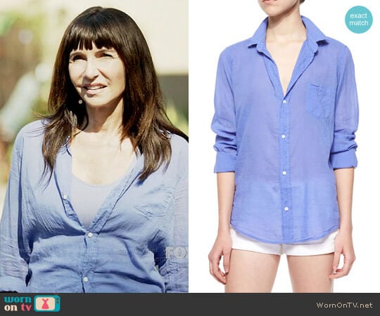 Frank & Eileen Barry Voile Shirt worn by Gail Klostermann (Mary Steenburgen) on Last Man On Earth