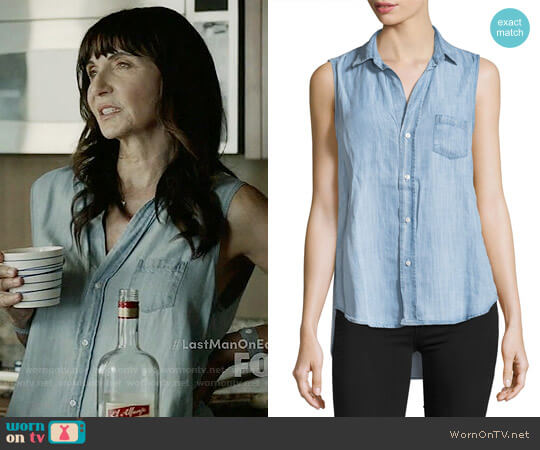 Frank & Eileen Fiona Denim Shirt worn by Gail Klostermann (Mary Steenburgen) on Last Man On Earth