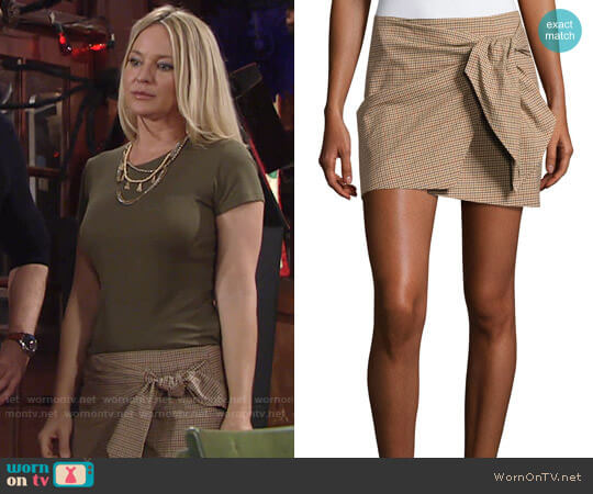 Etoile Isabel Marant Ninon Skirt worn by Sharon Newman (Sharon Case) on The Young and the Restless