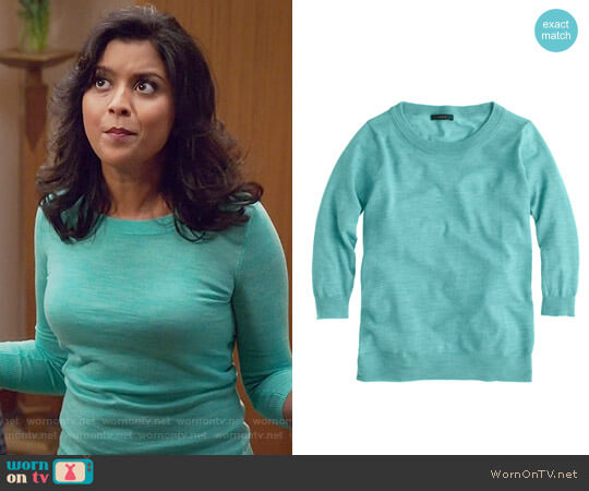J.Crew Tippi Sweater worn by Vicky (Tiya Sircar) on The Good Place