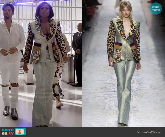 by Jeremy Scott- Fall 2017 Collection worn by Cookie Lyon (Taraji P. Henson) on Empire