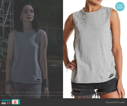 Lush Ripped Tank worn by Lorna Dane (Emma Dumont) on The Gifted