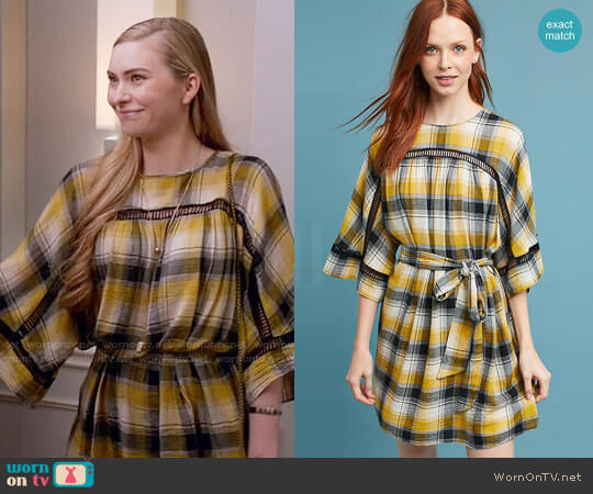 Maeve Tie-Waist Kimono Tunic Dress