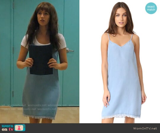 Splendid Chambray Slip Dress worn by Anezka Archuletta (Yael Grobglas) on Jane the Virgin
