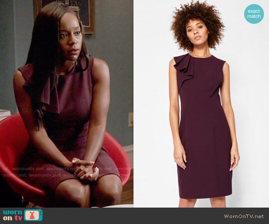 Ted Baker Suriad Dress worn by Michaela Pratt (Aja Naomi King) on How to Get Away with Murder