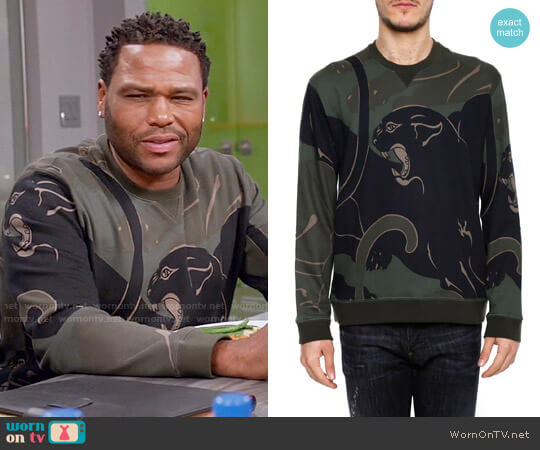 Valentino Jersey Sweatshirt worn by Andre Johnson (Anthony Anderson) on Black-ish