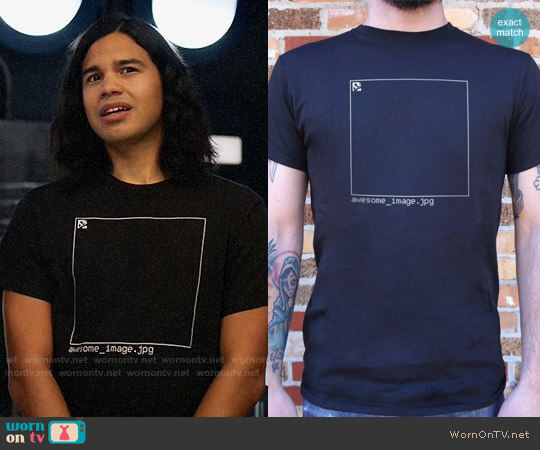 Awesome Image T-shirt worn by Cisco Ramon (Carlos Valdes) on The Flash