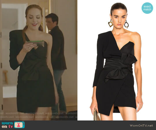 Alexandre Vauthier One Shoulder Dress worn by Fallon Carrington (Elizabeth Gillies) on Dynasty