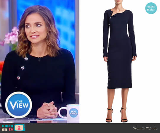 Altuzarra Arzel Knit Sheath Dress worn by Paula Faris on The View