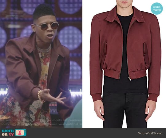 Balenciaga Barracuda Cotton-Blend Crop Jacket worn by Hakeem Lyon (Bryshere Y. Gray) on Empire