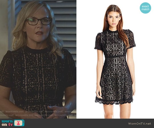 BB Dakota Adelina Dress worn by Linda Martin (Rachael Harris) on Lucifer