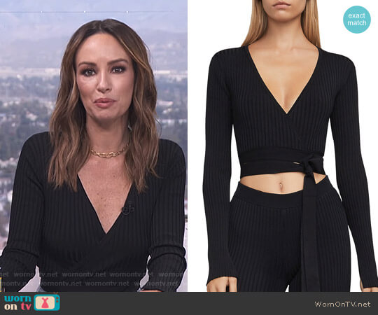 Bcbgmaxazria Emily Top worn by Catt Sadler on E! News
