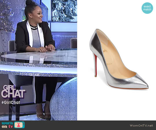 Christian Louboutin Pigalle Pumps worn by Tamera Mowry on The Real