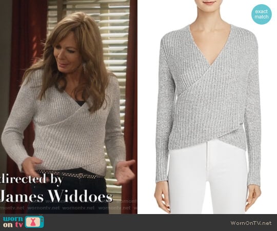 C/Meo Collective Evolution Crossover Sweater worn by Bonnie Plunkett (Allison Janney) on Mom