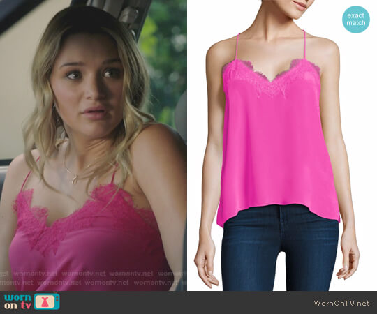 Cami NYC Racer Camisole worn by Clementine Hughes (Hunter King) on Life in Pieces