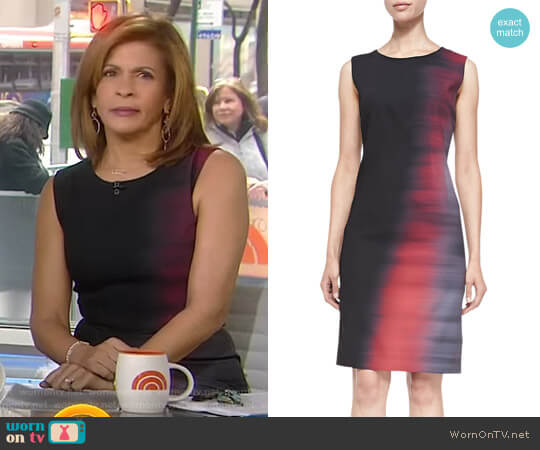 Elie Tahari Emory Dress worn by Hoda Kotb on Today