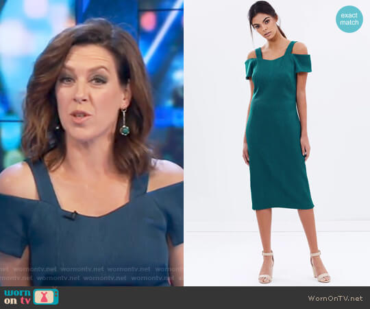 Ginger and Smart Emulsion Dress worn by Gorgi Coghlan on The Project