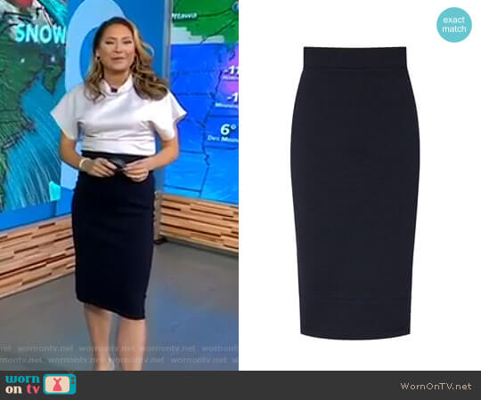 Reiss Guardian Skirt worn by Ginger Zee on Good Morning America