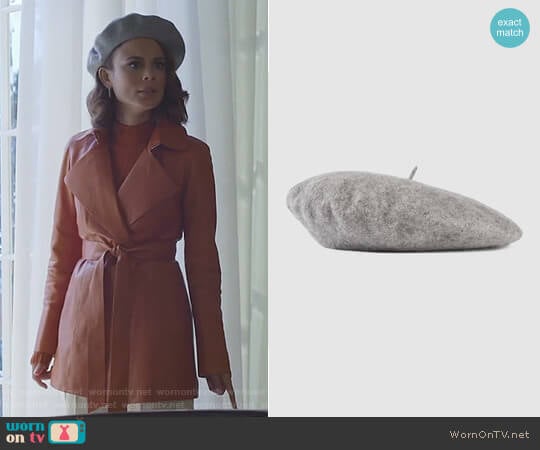 Gucci Wool Felt Beret worn by Cristal Flores (Nathalie Kelley) on Dynasty