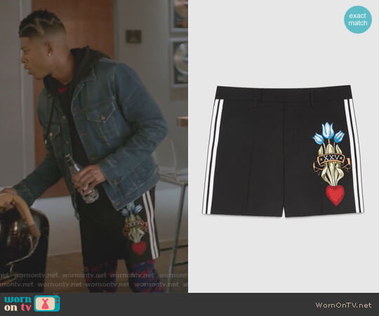 Gucci Wool short with embroidery worn by Hakeem Lyon (Bryshere Y. Gray) on Empire