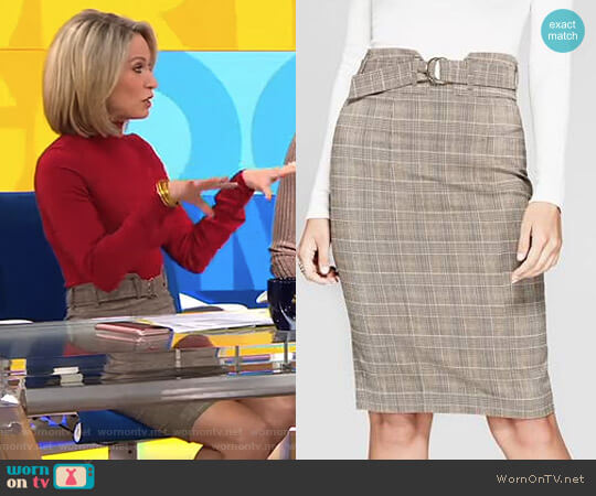 Guess Aracelli Skirt worn by Amy Robach on Good Morning America