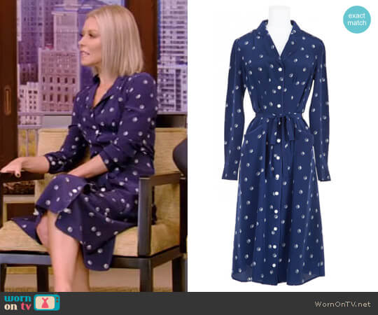 Harley Viera Newton Dice Sarah Dress worn by Kelly Ripa on Live with Kelly and Mark